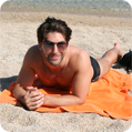 Charlie on the Beach